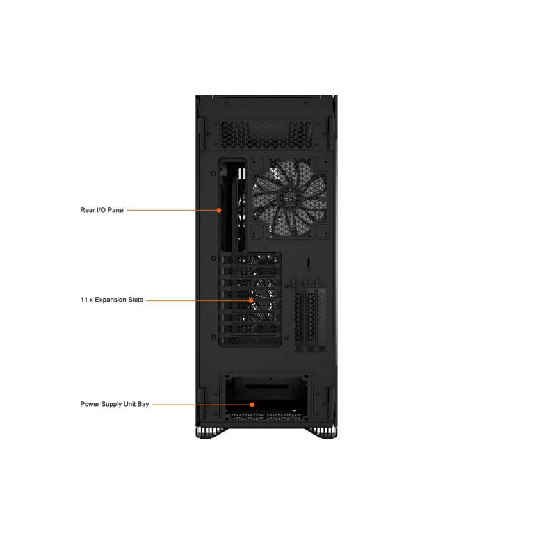 CORSAIR ICUE 7000X RGB TEMPERED GLASS FULL TOWER SMART CASE, BLACK– Vishal Peripherals