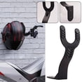 thumbnail image 3 of VIVIDCRAFT Hook Black Electric Vehicle Helmet Rack Wall Mount Helmet Free Punching Hanging Hat Storage Rack Motorcycle Helmet Rack Hook, 3 of 7
