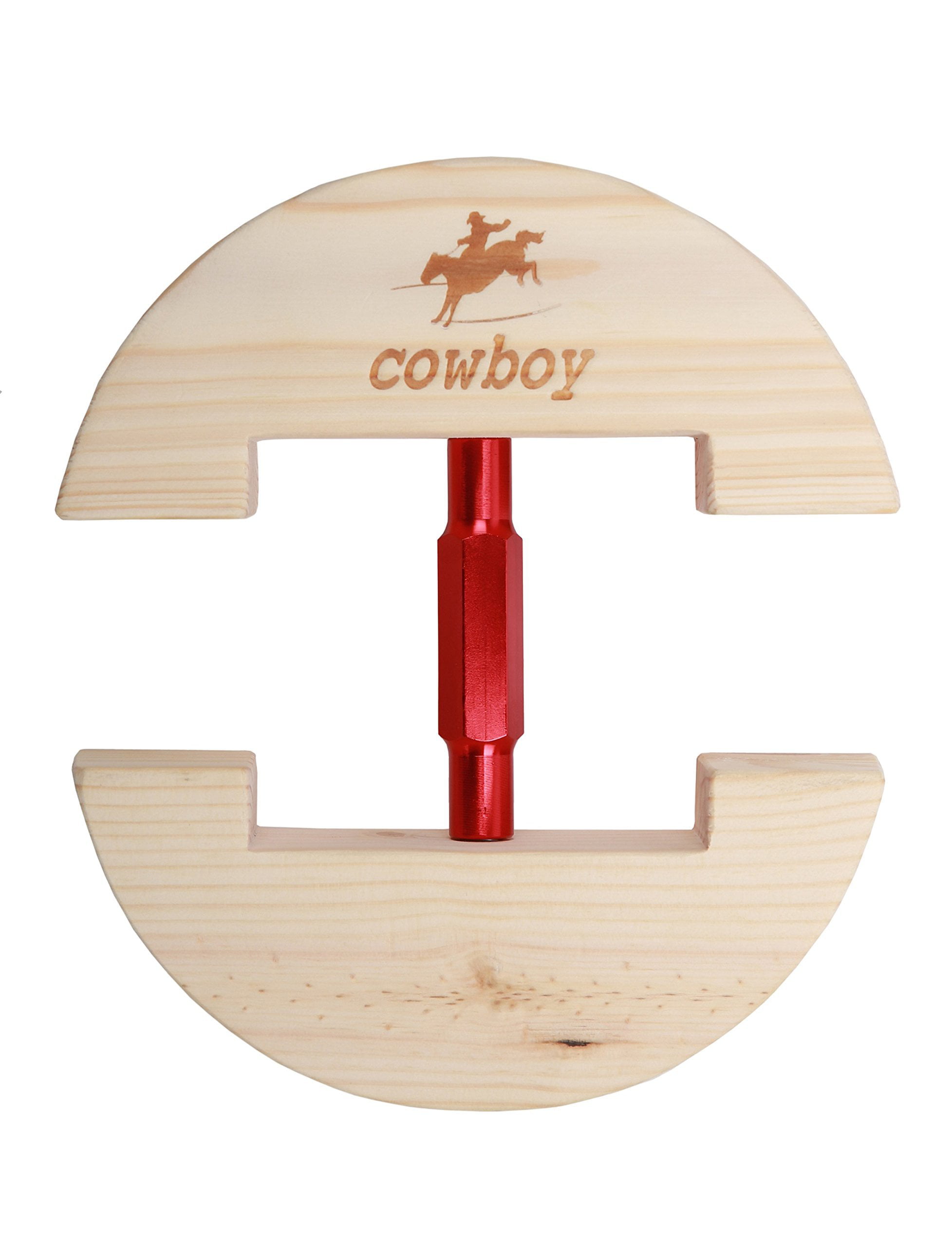 COWBOY Hat Stretcher,Large Size 7 1/2" to 10 5/8"-Colourful Adjustable Buckle... 