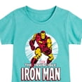 thumbnail image 3 of Marvel Iron Man - The Invincible Iron Man - Toddler And Youth Girls Fitted Short Sleeve Graphic T-Shirt, 3 of 5