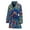 134, variant on Rainbow Indian Elephant Women Bathrobe One Size Univeral Fits, Indian Bohemian Floral Fashion Lightweight Plush Fleece Long Robe For Women