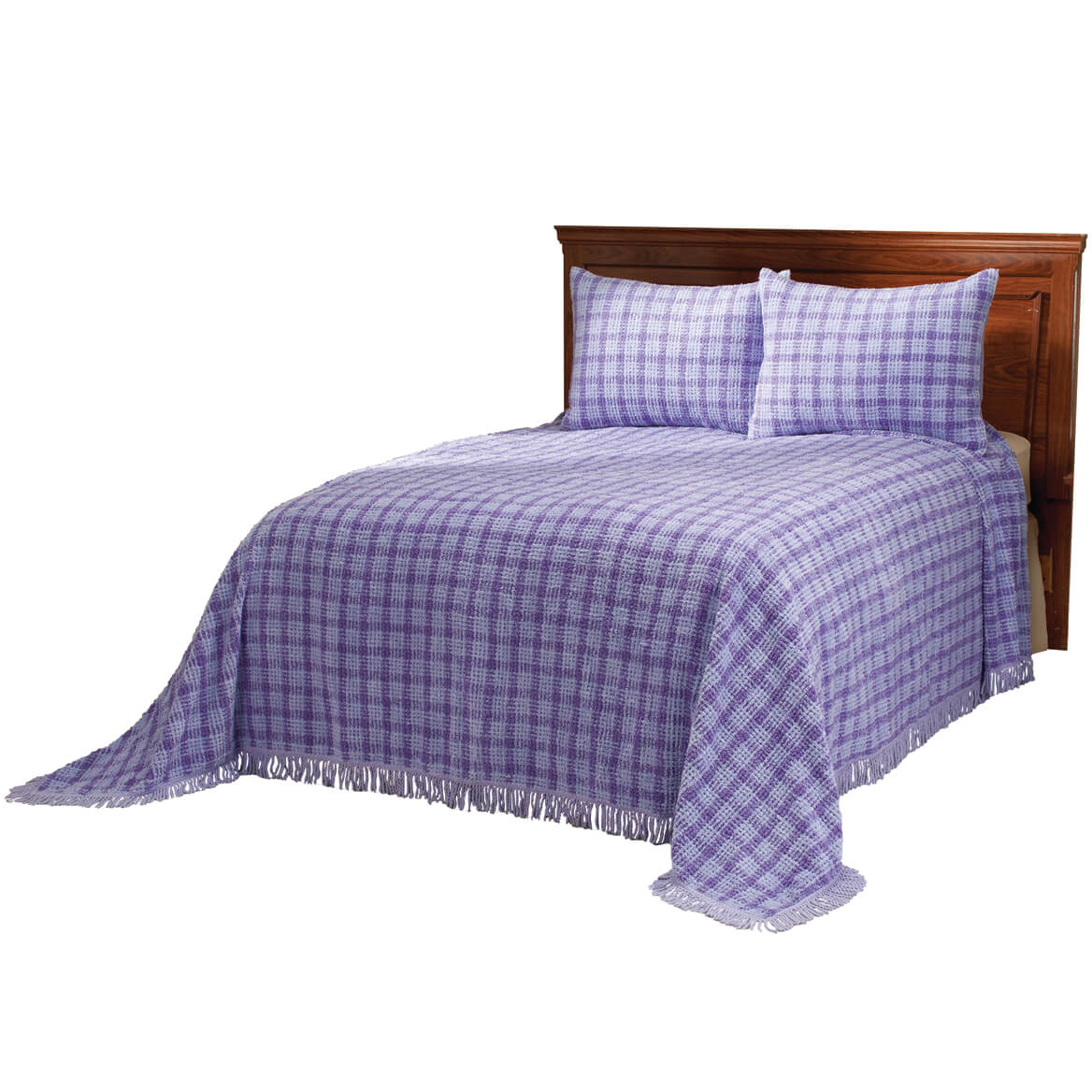 The Katherine Chenille Bedspread by OakRidgeQueenPurple