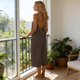 thumbnail image 2 of TaTaai Women's Summer Casual Solid Adjustable Spaghetti Strap Backless Jumpsuit with Pockets 7/8 Length Loose Fashion Romper Gift, 2 of 6