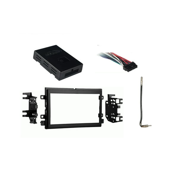Ford Focus 2005-2007 Double DIN Stereo Harness Radio Install Dash Kit Package