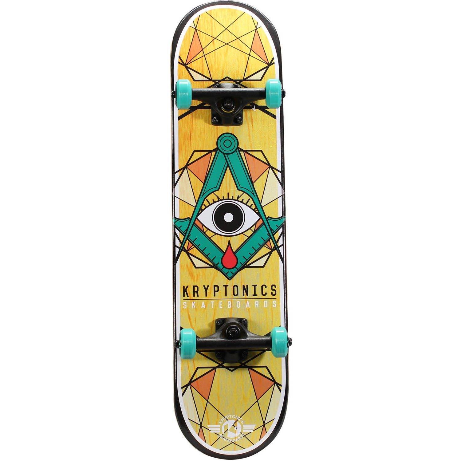 Kryptonics Recruiter Complete Skateboard, 31" x 7.5"