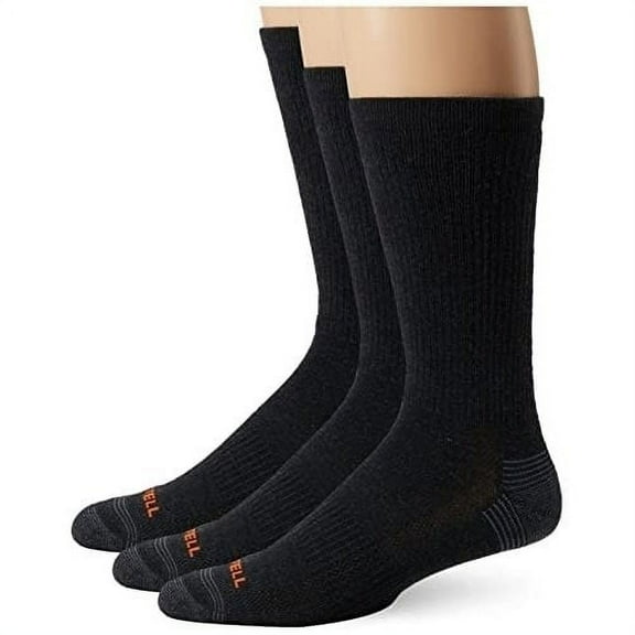 Merrell Men's Cushioned With Repreve Hiker Socks