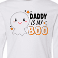 thumbnail image 4 of Inktastic Daddy is my Boo with Cute Ghost Long Sleeve Youth T-Shirt, 4 of 5