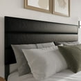 thumbnail image 2 of Home Design Scranton Twin Upholstered Headboard with Padded Surface and Soft Fabric, Black, Easy Assembly, 2 of 4