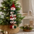 thumbnail image 6 of All‑inclusive DIY Crochet Kit for Multi Snowman Spiral Ornament Handcraft Supplies for Crafting Unique Christmas Tree Hanging Decor (C), 6 of 7