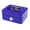 Blue, variant on Mini Strongbox Jewelry Lock Office Desktop Storage Black