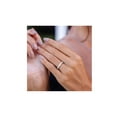 thumbnail image 5 of 1.60 Carat (Ctw) Lab-Created Moissanite Anniversary Band Ring in Sterling Silver for Women, 5 of 6