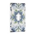 thumbnail image 2 of Yayeee Toggle Light Switch Wall Plate 1-Gang 4.5"x2.7" Home Decorative Outlet Cover, Green Floral, 2 of 7