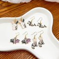 thumbnail image 1 of RV 4 pares de pendientes de animales geniales de Halloween, ganchos para las orejas versátiles a la moda con personalidad peculiar, 1 of 5