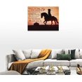 thumbnail image 5 of Rustic Horse Canvas Wall Decor Horse Inspirational Quotes Wall Art for Women Girl Ride Horse Picture Framed Print Painting Modern Home Artwork Horse Gifts Decor for Girl Bedroom Bathroom 16"x12", 5 of 6