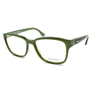 Diesel DL5032 096 Green Rectangle Optical Frames for unisex