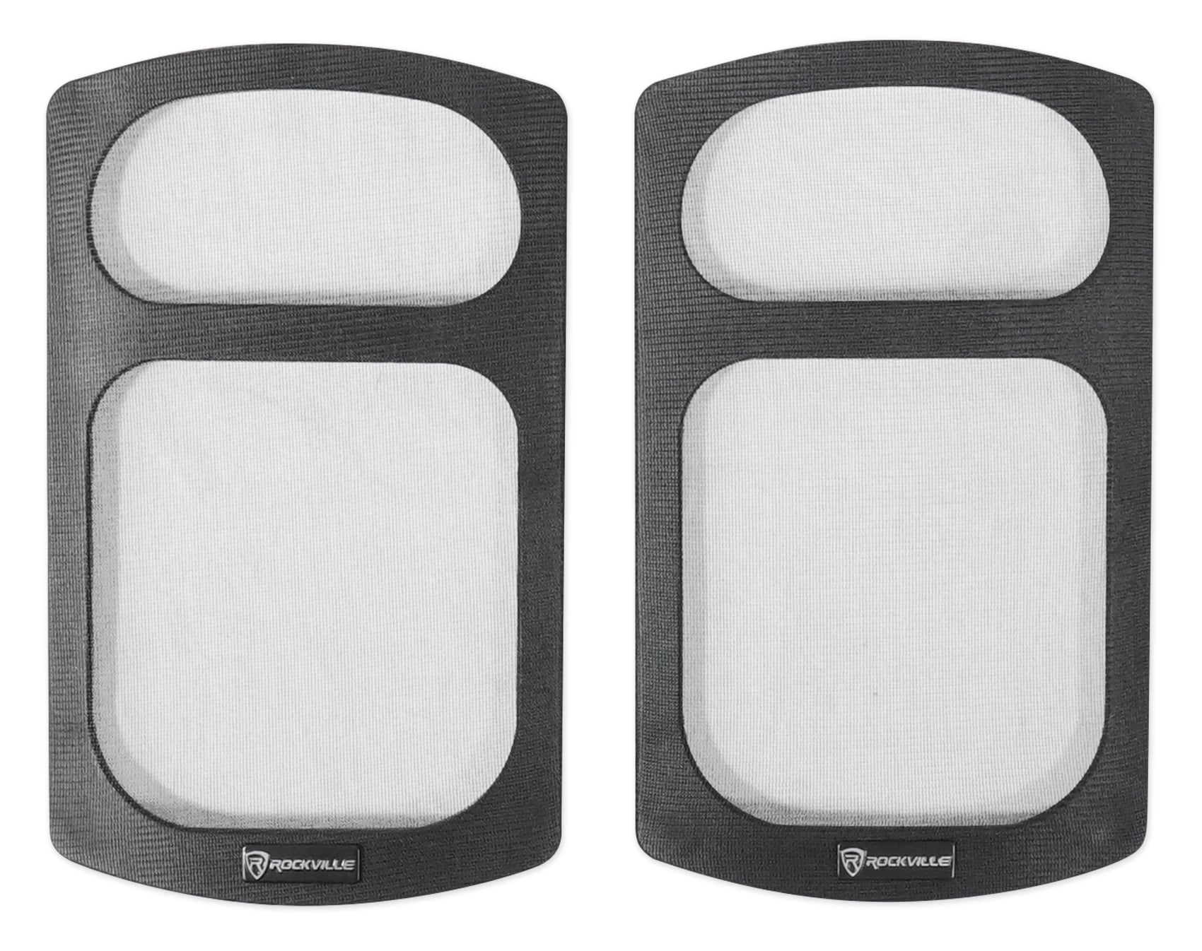 (2) Rockville HD5B 5" Powered Bluetooth Bookshelf Speakers+Swivel Wall Brackets
