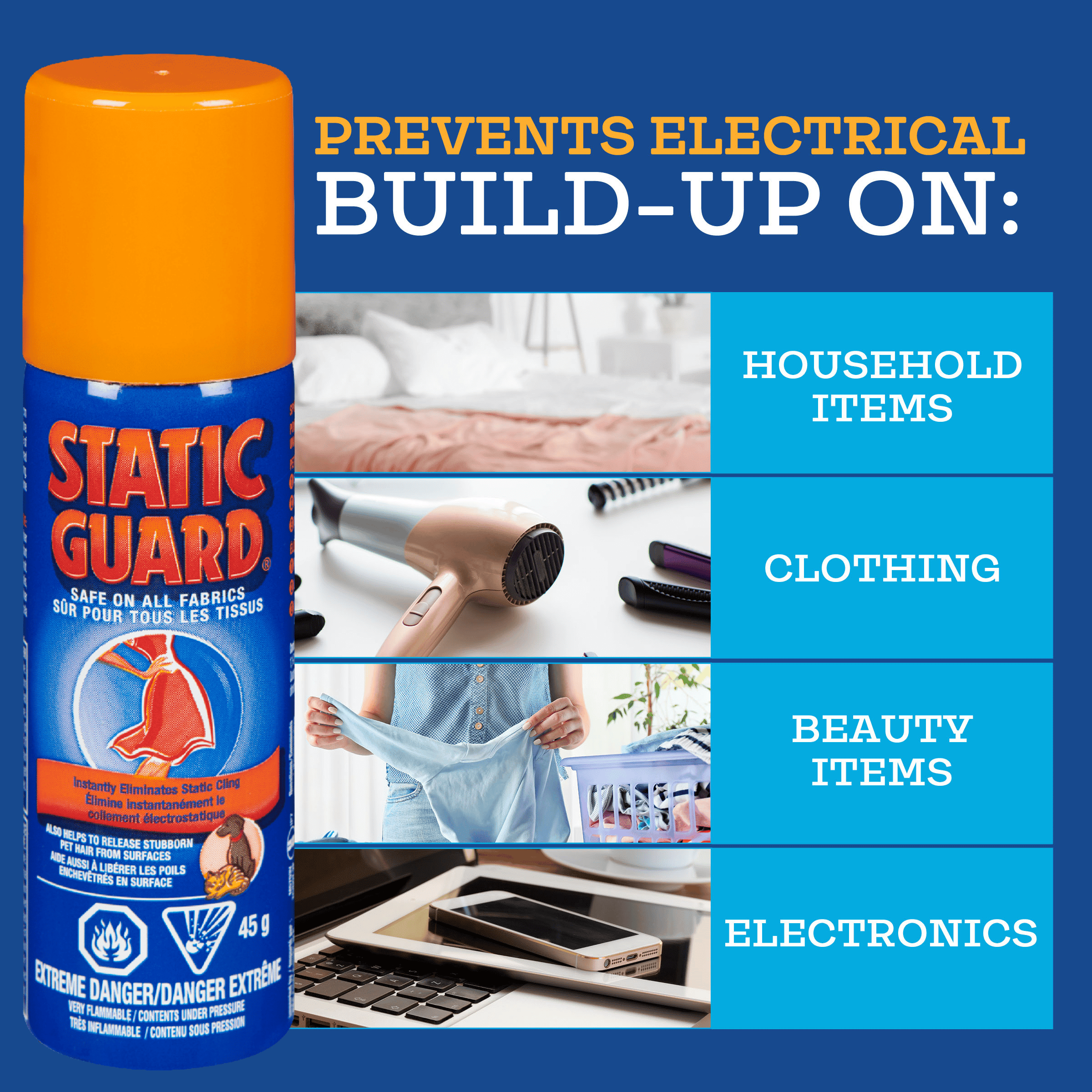 STATIC GUARD FRESH SCENT, STATIC GUARD 45g