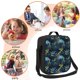 thumbnail image 5 of Balery Cartoon Dinosaur Caja de Almuerzo y Bolsa de Almuerzo para Hombres y Mujeres, Bolsa de Almuerzo Reutilizable con Gran Capacidad, Bolsa de Almuerzo Aislada, 5 of 7