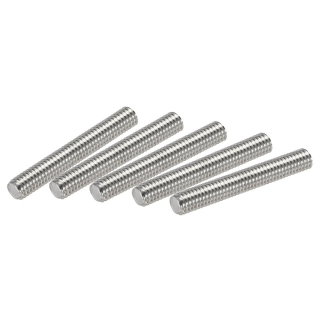 Unique Bargains M6 x 40mm Fully Threaded Rod 304 Stainless Steel Right Hand Threads 15 Pack