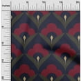 thumbnail image 1 of oneOone Viscose Chiffon Dark Navy Blue Fabric Block Sewing Craft Projects Fabric Prints By Yard 42 Inch Wide, 1 of 4