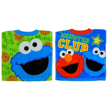 Sesame Street Elmo Fiber Reactive Bib Set, 2 Pack