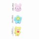 thumbnail image 1 of Lindo Conejo Panda Flor Sandwich Cutter Set - 3 Herramientas Creativas de Decoración de Lonchera, 1 of 2