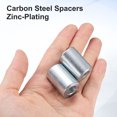 thumbnail image 4 of 10 Packs Galvanized Steel Spacer 3/8" Bore x 3/4" OD x 1-1/16" Length, 4 of 6