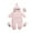 Pink Outfits fot Kids, variant on Kids Padded Snowsuit Set with Hooded Neckline, Zip Closure, Warm Design with Booties & Mitts Children's Clothing for Winter & Outdoor Wear Pink 0 Months