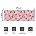 thumbnail image 5 of Pink Cow Strawberry Pattern Door Rugs,Washable Non Slip Door Mats Indoor,Decorative Door Mats,Entry Mat Indoor for Entrance,Bedroom,Kitchen,Bathroom,16"x47", 5 of 6