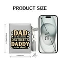 thumbnail image 2 of Personalized Wallets for Women with Graphics and Text, Father's Day Gift for Father and Grandfather, Birthday Gift Valentine's Day Gift for Dad, 2 of 13
