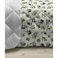 thumbnail image 3 of Botanical Down Alternative Comforter, Composition of Olives and Lemons on Trees Organic Life, Microfiber Quilt for All Season, 5 Sizes, Pastel Yellow Green, by Ambesonne, 3 of 3