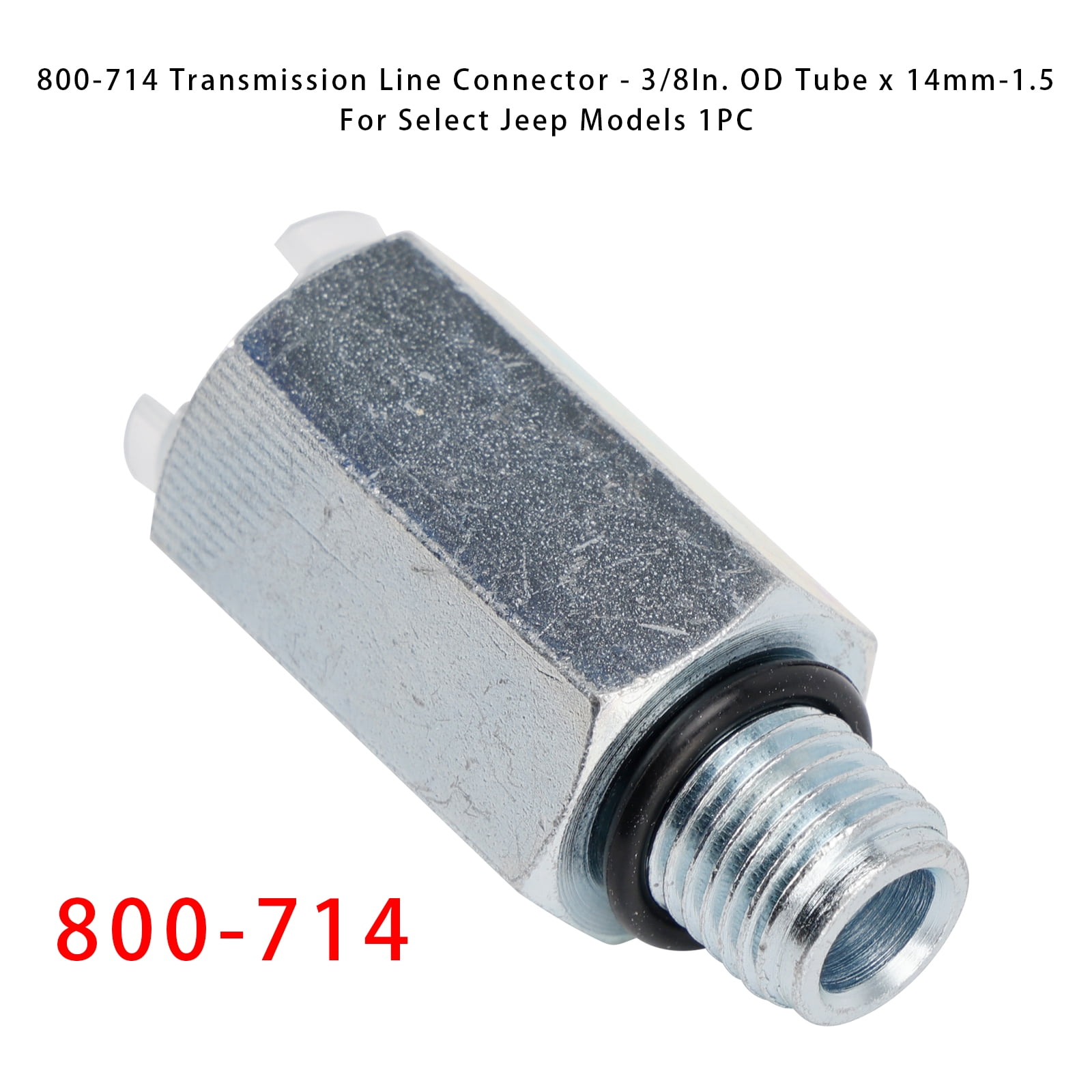 Dorman 800-714 Transmission Line Connector - 3/8In. OD Tube x 14mm