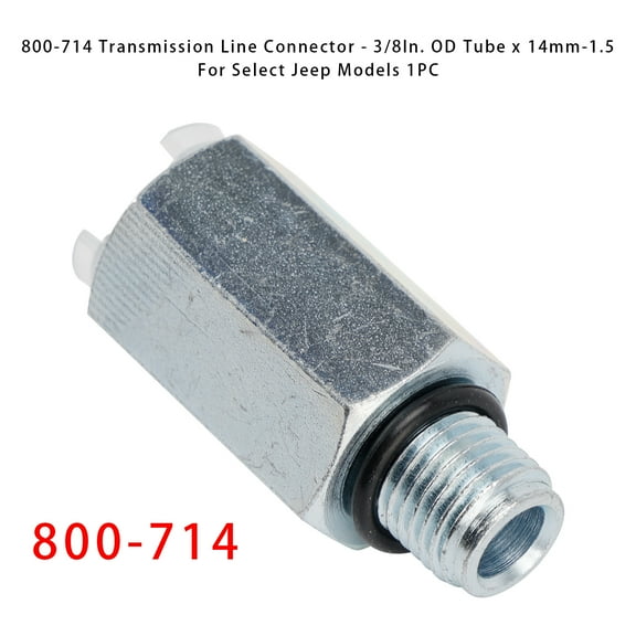800-714 Transmission Line Connector - 3/8In. OD Tube x 14mm-1.5 1PC