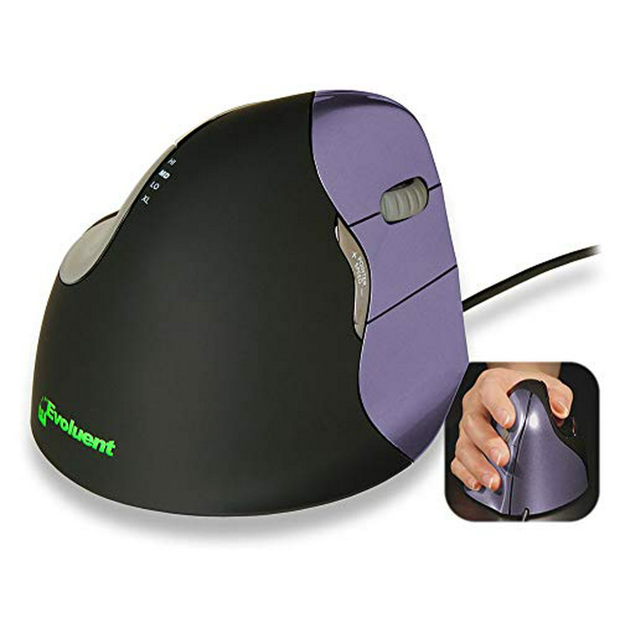 Evoluent Vm4s Verticalmouse 4 Right Hand Ergonomic Mouse With Wired Usb Connection Small Size Walmart Canada