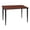 Cherry & Black, variant on 42 x 24 in. Kahlo Tapered Leg Table, Maple & Chrome