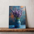 thumbnail image 5 of Lavender Flower Canvas Wall Art 8x12 inches - Vintage Elegant Botanical Floral Lavender Flower Watercolor Canvas Print, 5 of 5