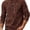 Coffee, variant on Olaglory Mens Sweaters Crewneck Waffle Pullover Sweater, Casual Button Textured Knit Henley Sweaters for Men, Beige