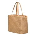 thumbnail image 2 of Bolsa Roxy de yute tejida de paja ligera de gran capacidad, 2 of 6