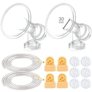 Maymom Flange Kit 30 mm Compatible with Medela Pump in Style Pump Lactina Symphony