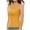 Yellow, variant on Womens Lace Trim Round Neck Tank Tops Slim Fitted Basic Ribbed Sleeveless Tops Casual Summer Tanks