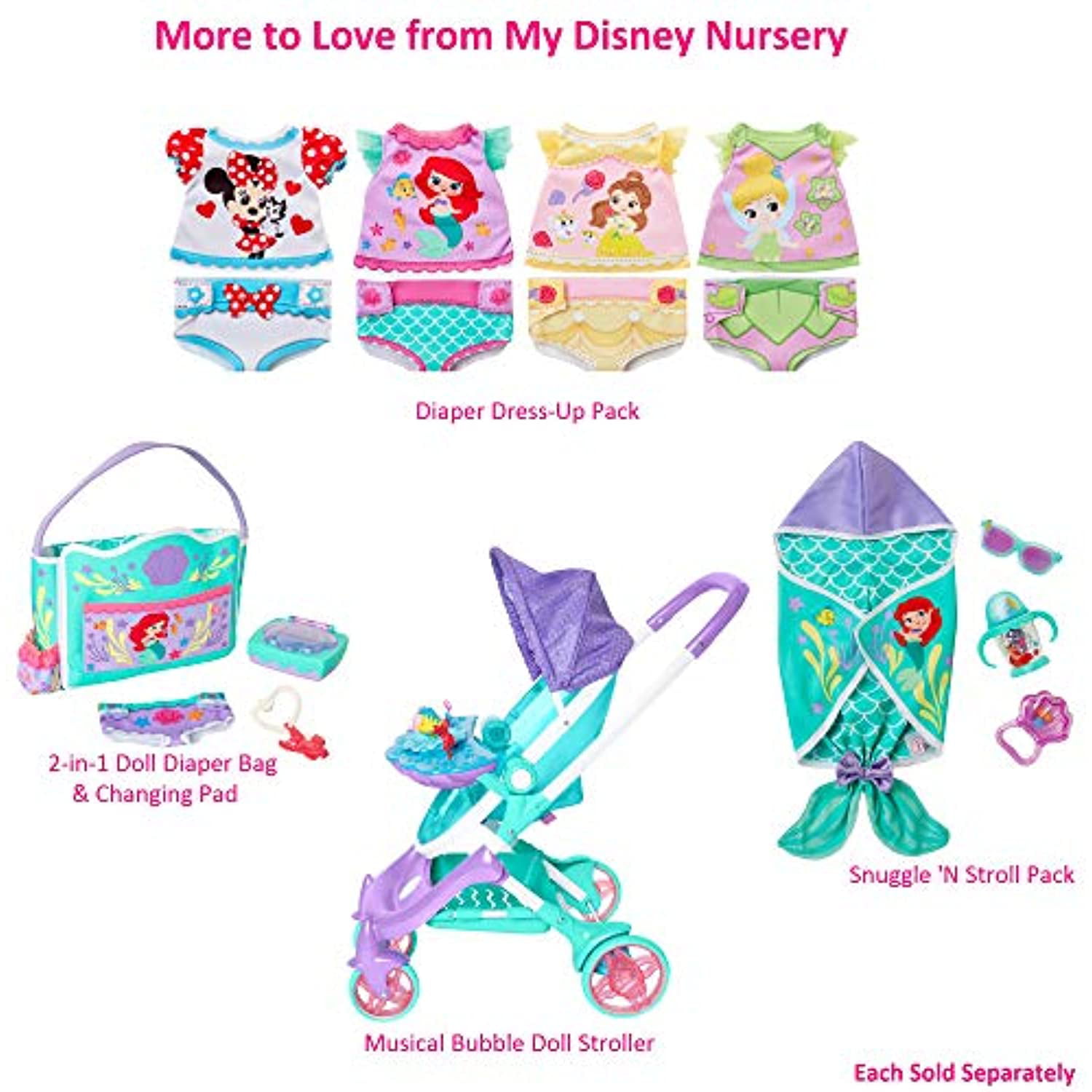 My Disney Nursery Ariel Diaper Accessory Pack 