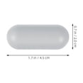 thumbnail image 5 of HOOWIFFY Reusable Grey Toilet Seat Bumpers for Bathroom Comfort, Noise Reduction and Seat, 5 of 8