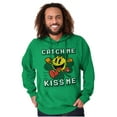thumbnail image 3 of PACMAN St Paddys Catch Me Kiss Me Hoodie Sweatshirt Women Men Brisco Brands M, 3 of 6