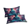thumbnail image 2 of YJHDM 3D Lotus Buddha Statue Bedding Set Buddha Believer Duvet Cover Pillow Cover 2/3pc Home Textile, 2 of 5