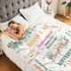 thumbnail image 3 of LHSHID Boss Gifts Boss Blanket Boss Gifts for Women Boss Lady Gifts from Employees Gifts for Female Boss Boss Birthday Christmas Retirement Appreciation Gifts boss Lady Flower Throw Blankets 40x50in, 3 of 5