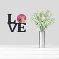 thumbnail image 2 of Carolines Treasures SS4761-PKWALV Pink French Bulldog Metal Wall Artwork LOVE 12X12 multicolor, 2 of 2