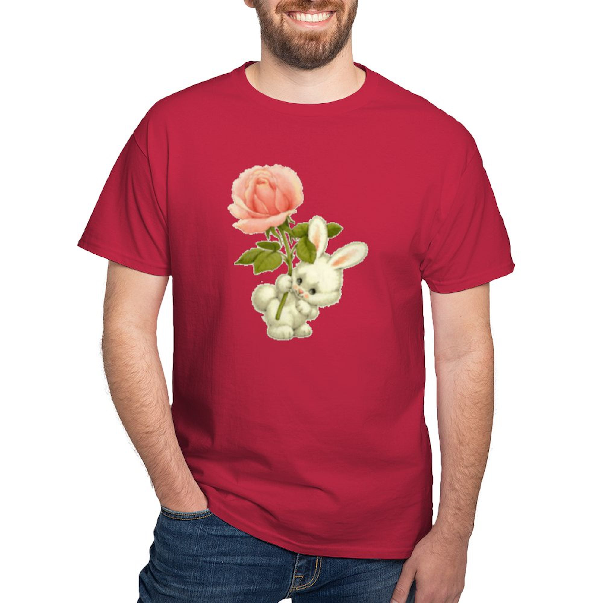 CafePress - A Rose For Easter Dark T Shirt - Men's Classic Graphic