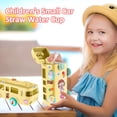 thumbnail image 3 of Bus Shape Water Cup with Straw Removable Bus Water Bottle with Shoulder Strap Leakproof Bus Bottle Cup Kids Cartoon Water Bottle, 3 of 9