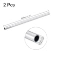 thumbnail image 2 of Uxcell 16mm OD 12.4mm Inner Dia 300mm Length 6063 Aluminum Round Tube 2 Pack, 2 of 5