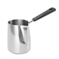 thumbnail image 3 of Long Handle Coffee Toroid Pitcher 304 Stainless Steel Rustproof Smoother Milk Frother Pitcher for Home Coffee Shop 350ml, 3 of 6